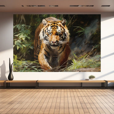 Canvas Painting of Tiger